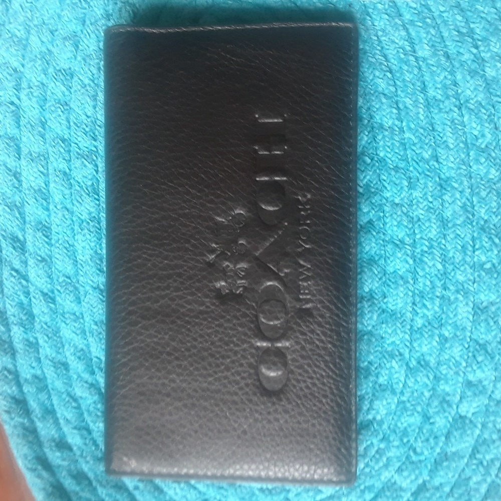 Coach Checkbook Cover